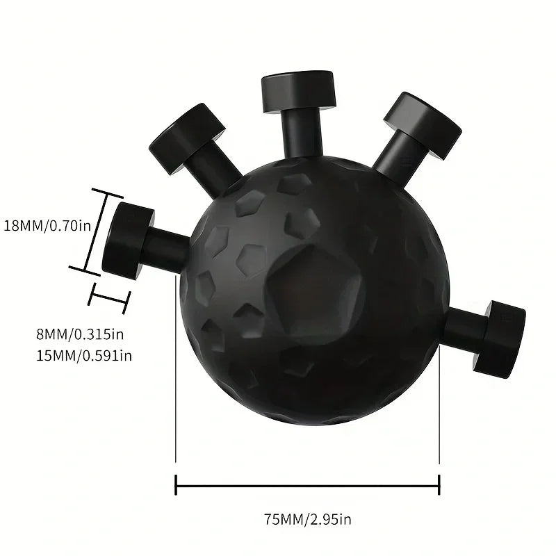 Hand Exercise Balls Sphere Finger Exerciser Ball Grip Strength Trainer Hand Grips Portable Grip Exerciser Forearm Grip Workout